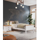 Lit Jasmin – Pin massif et design naturel