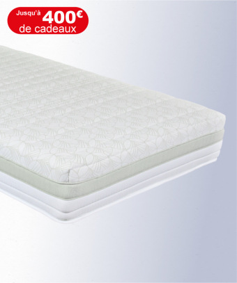 Matelas Cascade – Cœur en latex, soutien équilibré