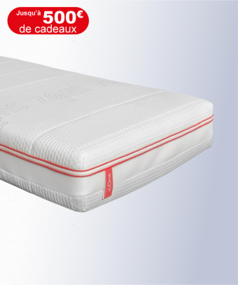 Matelas Icöne – Ressorts ensachés 7 zones & mousse mémoire de forme