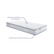 Matelas Manon – Ressorts ensachés & confort extra-ferme