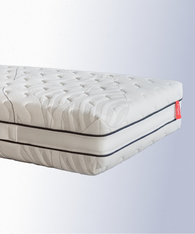 Matelas Idöle - Ressorts ensachés et mousse hybride mi-ferme