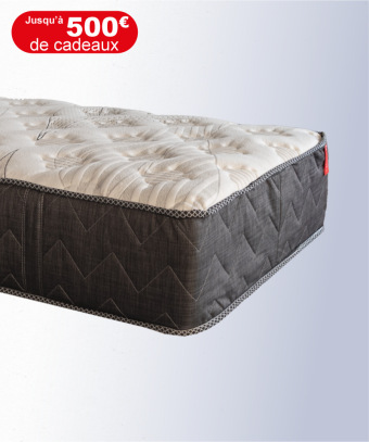 Matelas Masseö – Ressorts ensachés, latex naturel & mémoire de forme