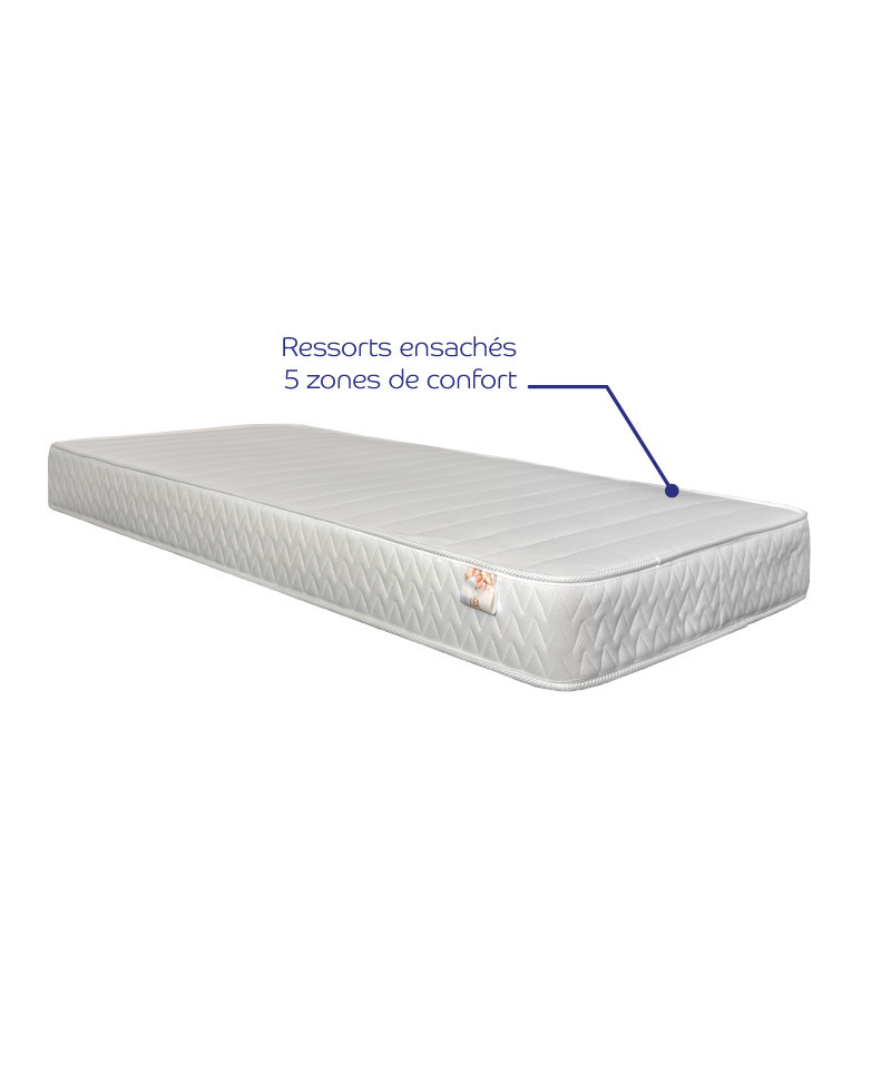 Matelas Léa – Ressorts ensachés & prix accessible
