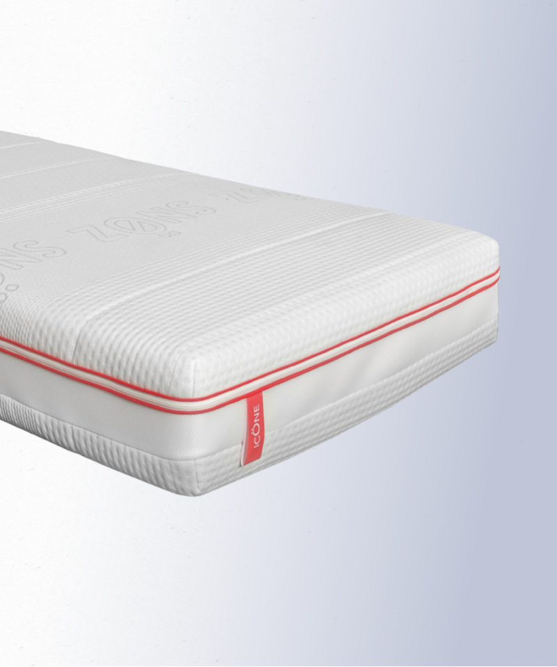 Matelas Icöne – Ressorts ensachés 7 zones & mousse mémoire de forme