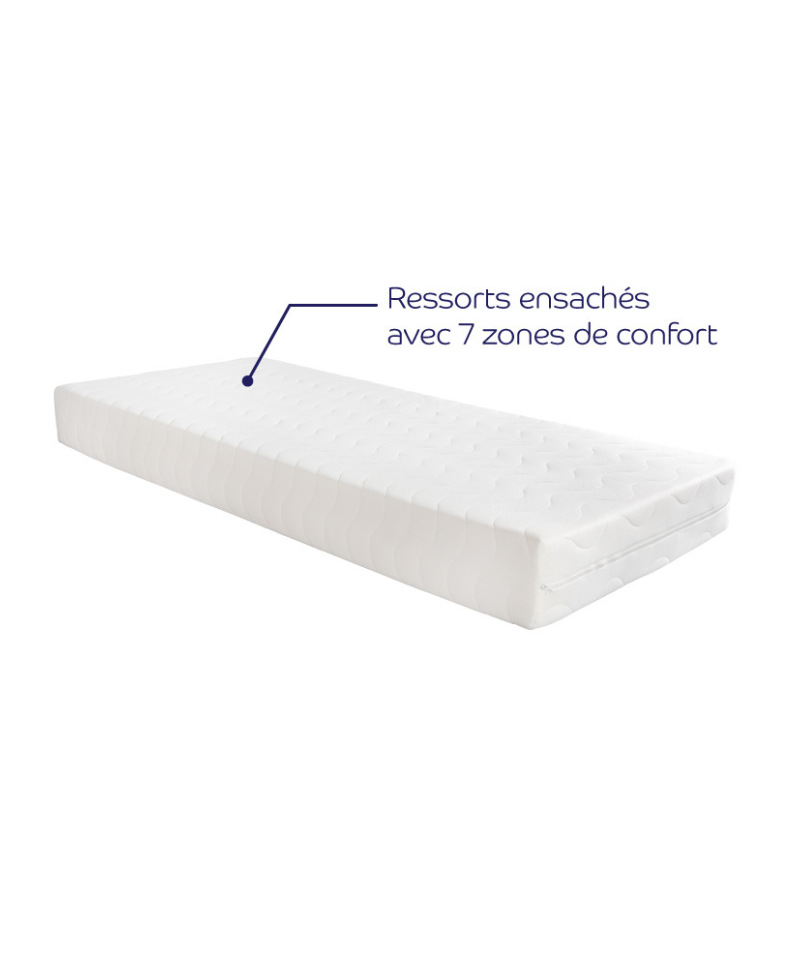 Matelas Calypso – Ressorts ensachés confort ferme équilibré