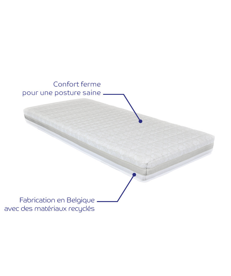 Matelas Citrus – Confort ferme en latex et mousse