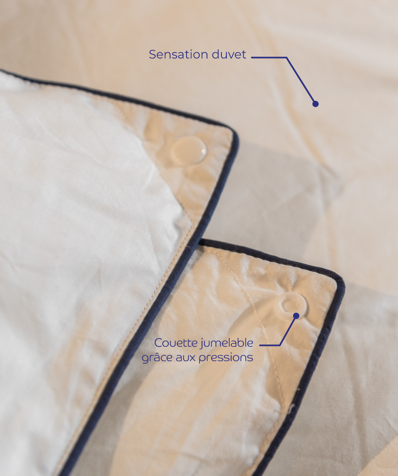Couette Élysée Tempérée – Sensation duvet synthétique, confort hôtelier