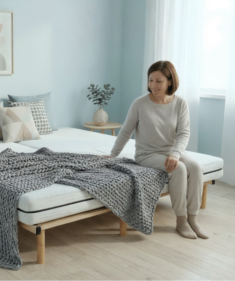 Matelas Juno -  pratique et déhoussable à petit prix