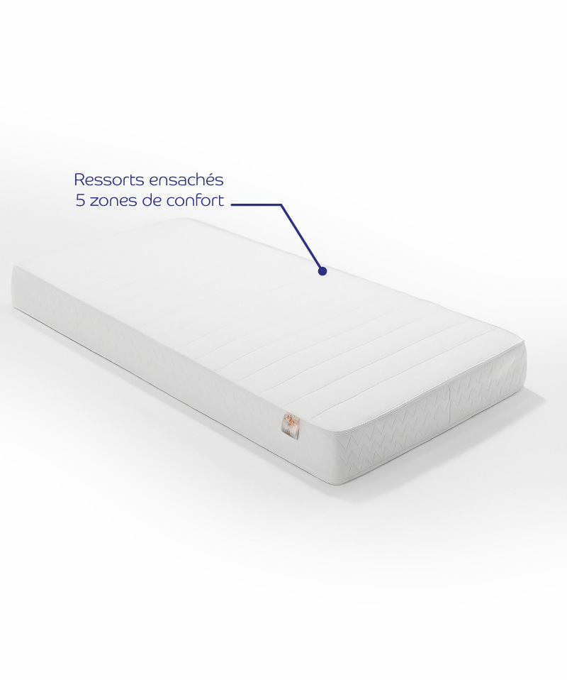 Matelas Léa – Ressorts ensachés & prix accessible