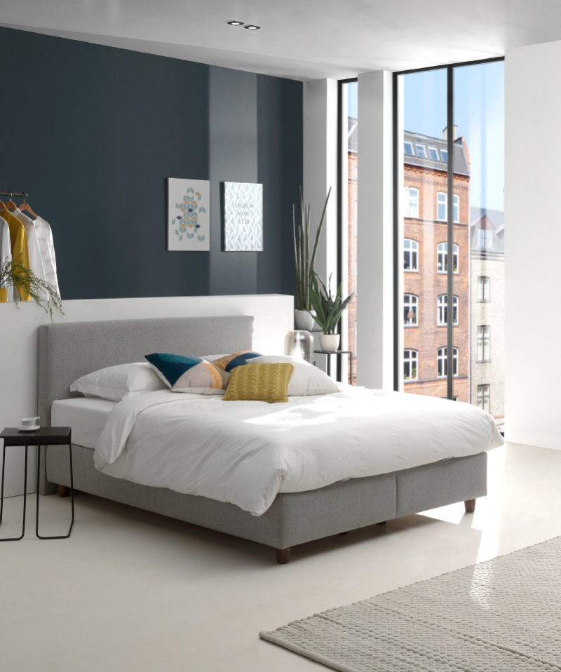 Lit Coffre Madrid – Sommier intégré et coffre de rangement