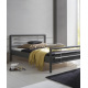 Lit Holly – Métal anthracite et style industriel
