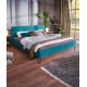 Lit Falco – Tissu bleu et design moderne