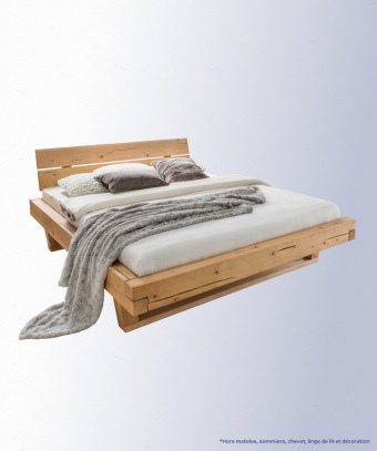 Lit Unika – Chêne massif et design épuré