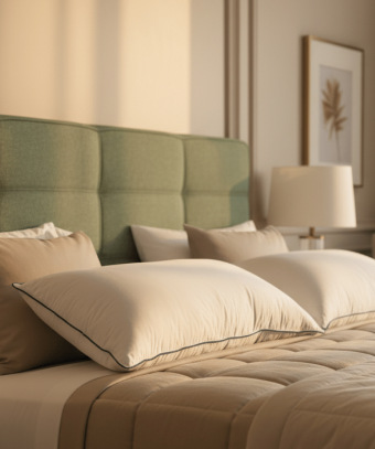 Oreiller Éclipse – Duvet et plumettes, soutien ferme & confort hôtelier