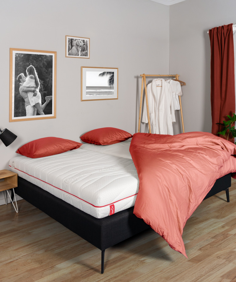 Matelas Amör – Ressorts ensachés 7 zones, ferme et réversible