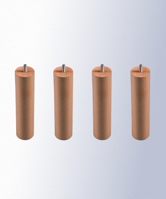 4 pieds extérieurs pour sommier – Compatibles tous modèles standards