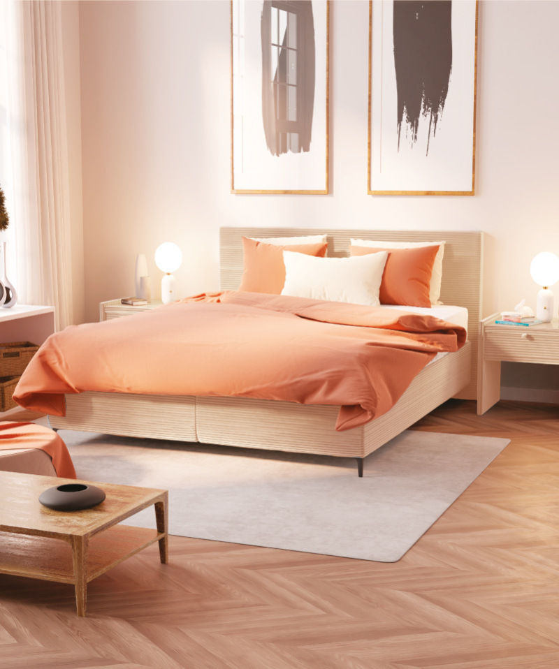 Boxspring Pico – Style moderne et confort stable