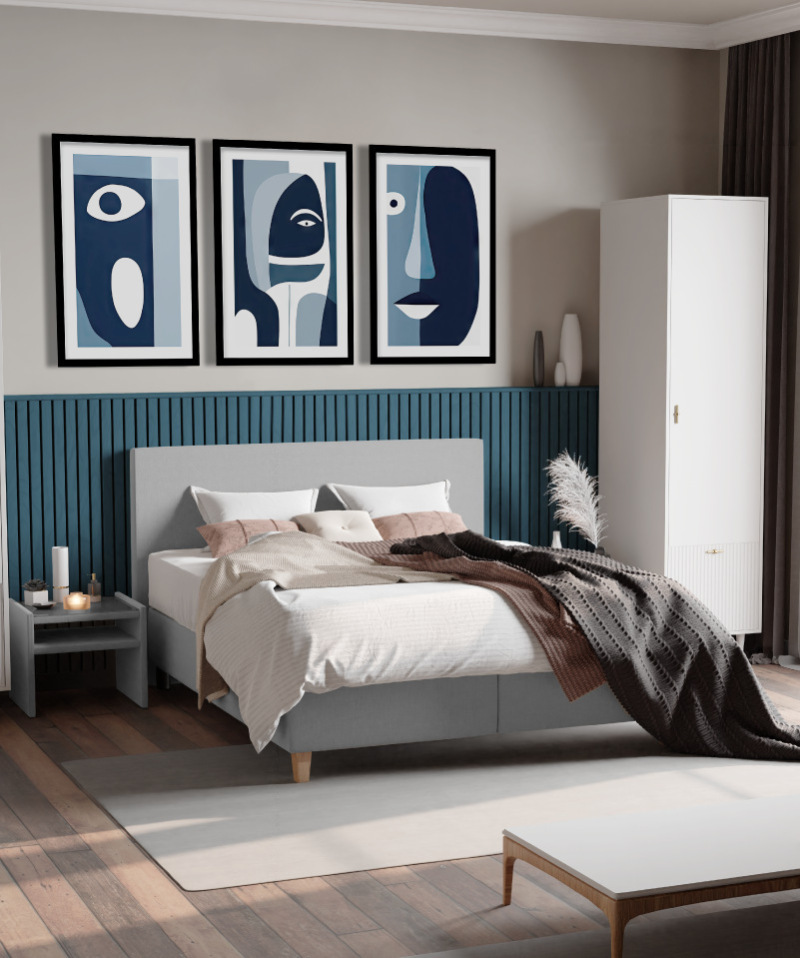 Boxspring Pitt – Confort stable et design sobre