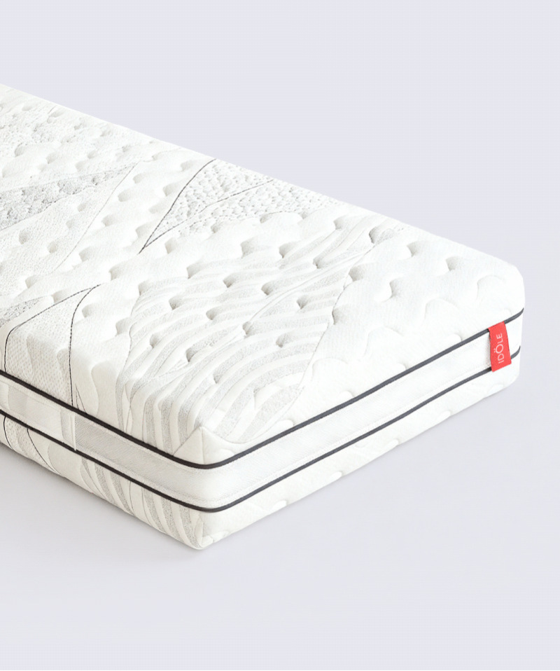 Matelas Idöle - Ressorts ensachés et mousse hybride mi-ferme