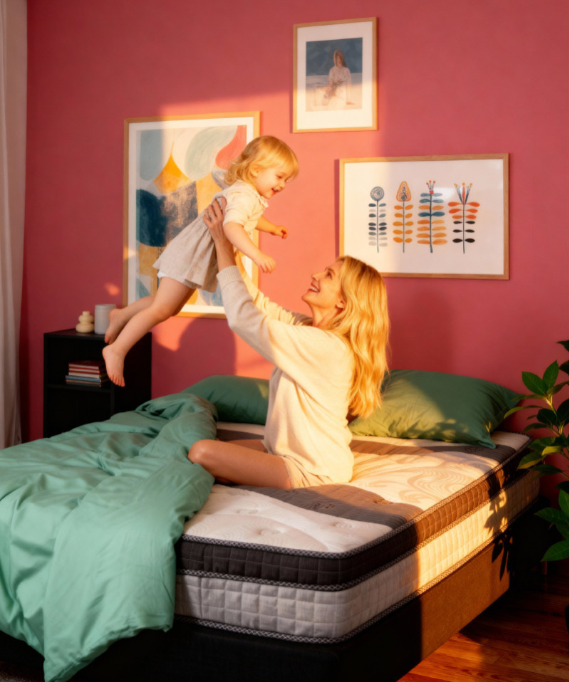 Matelas Nëbula – Mousse haute résilience & confort équilibré