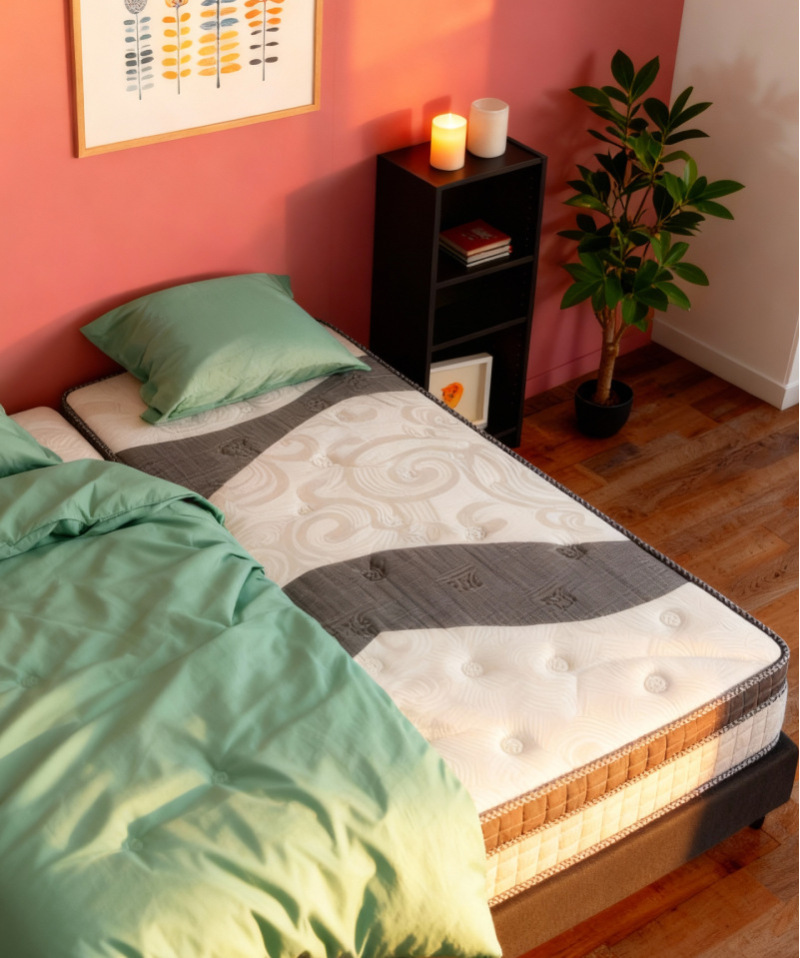 Matelas Nëbula – Mousse haute résilience & confort équilibré