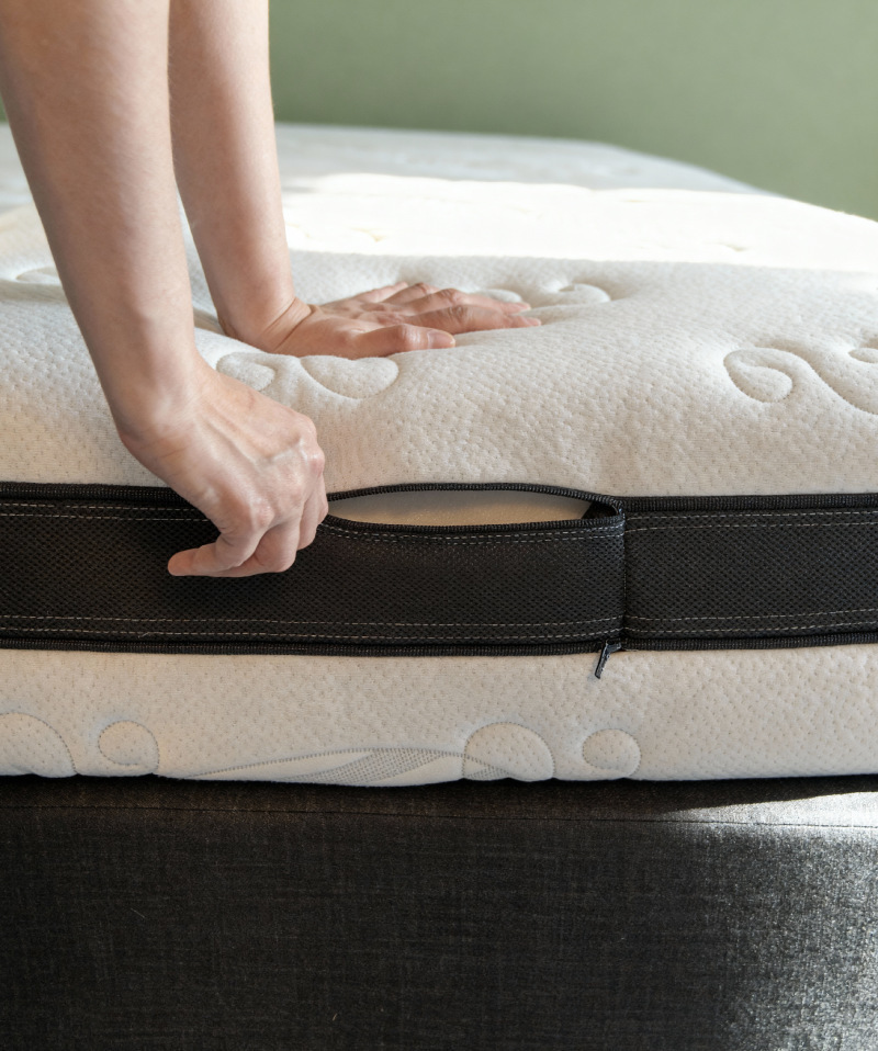 Matelas Tempö – Ressorts ensachés et mousse hybride ferme