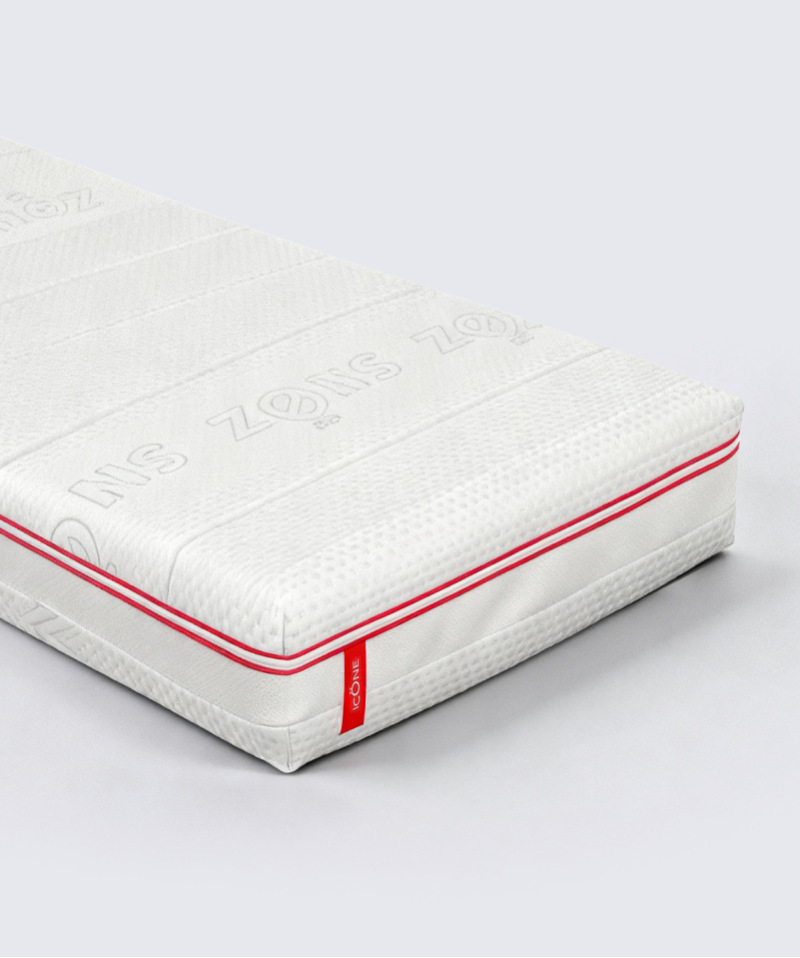 Matelas Icöne – Ressorts ensachés 7 zones & mousse mémoire de forme