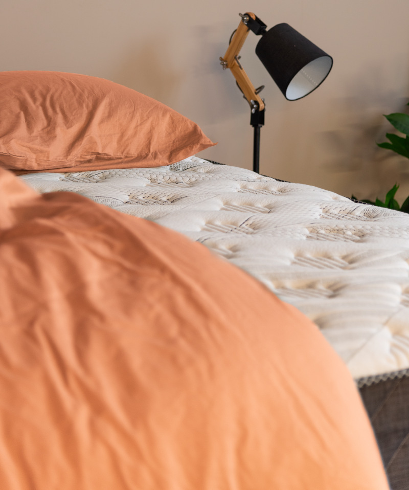 Matelas Masseö – Ressorts ensachés, latex naturel & mémoire de forme