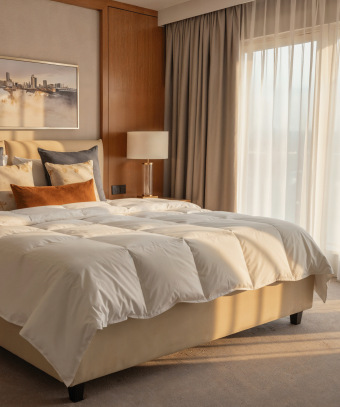 Couette Charme – Duvet de canard et percale douce