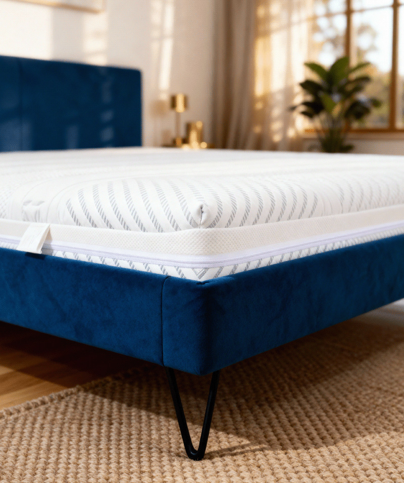 Matelas Cassis – Ressorts ensachés & mousse Visco Gel