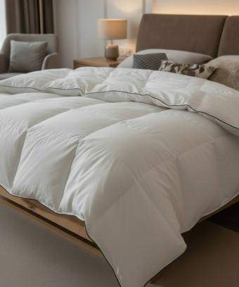Couette Idylle Tempérée – Duvet naturel, confort enveloppant