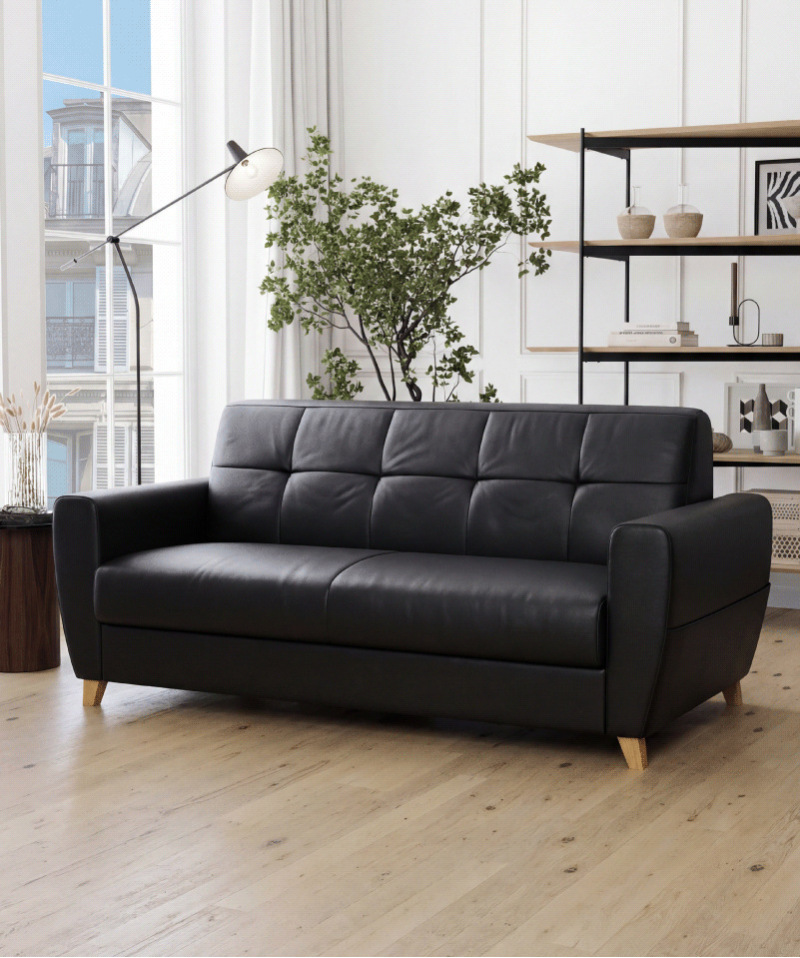 Canapé-lit Lodge – Matelas intégré et ouverture rapide