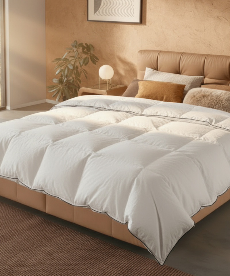 Couette Romance Légère – Garnissage duvet et douceur satinée