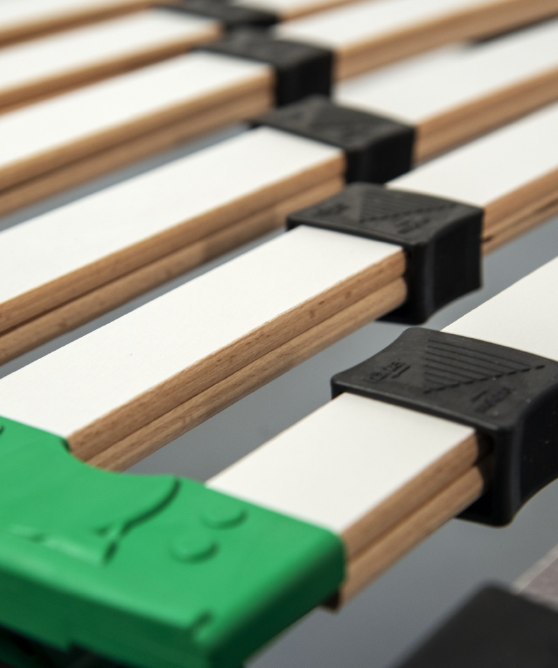 Sommier Virtuose Plat – Double lattes & zone lombaire réglable