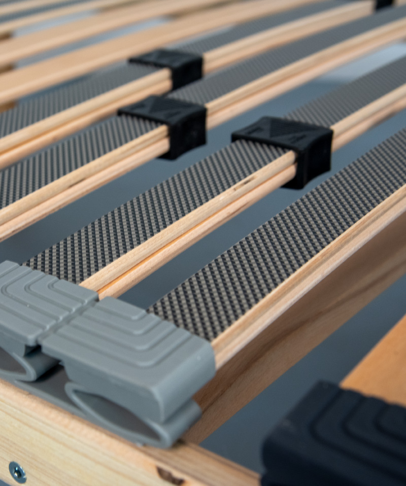 Sommier Öscar Plat – Soutien stable et lattes actives