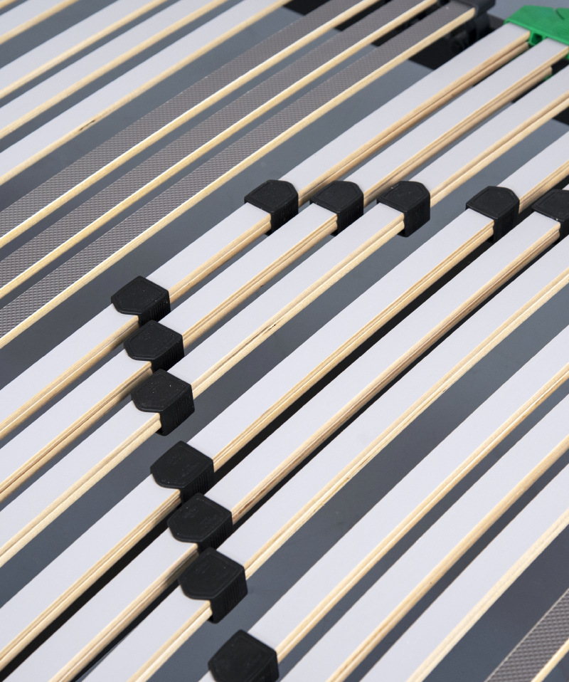 Sommier Excellence Plat – 51 lattes & soutien ciblé