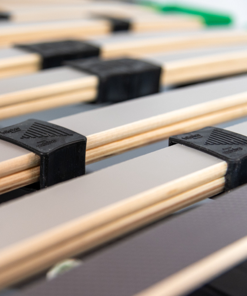 Sommier Virtuose Électrique – Double lattes zone & lombaire réglable