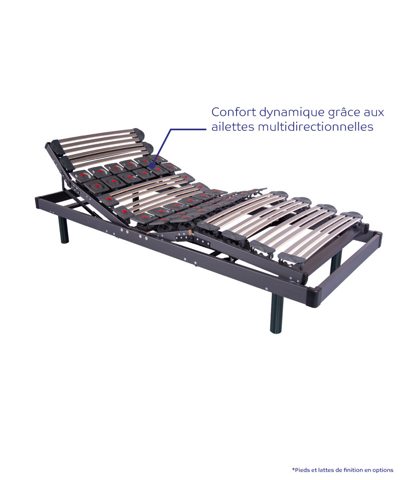 Sommier Active Moove Électrique – Réglages ergonomiques et soutien ciblé