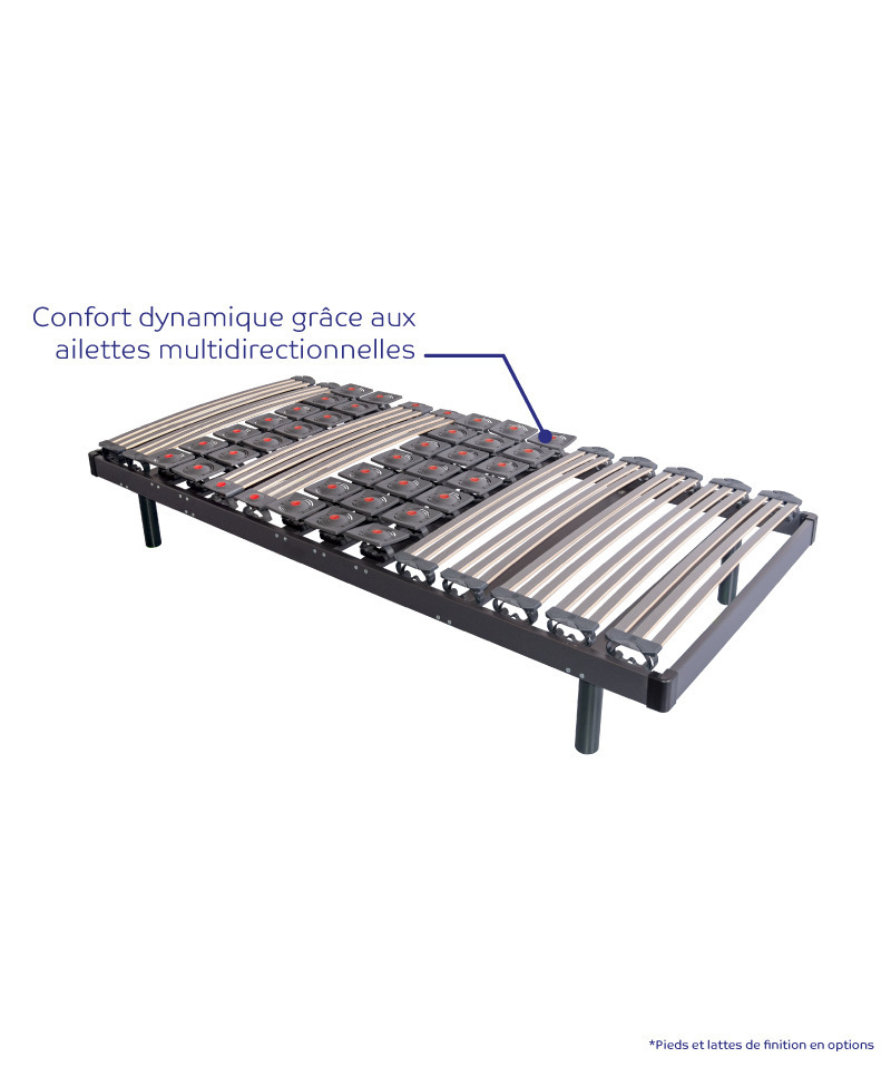 Sommier Active Moove Plat – Lattes réglables et soutien morphologique