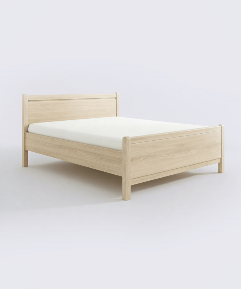 Lit Valencia – Style contemporain en finition bois