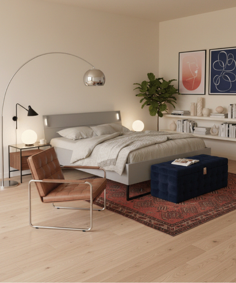 Lit Moön – Style moderne et lumière intégrée