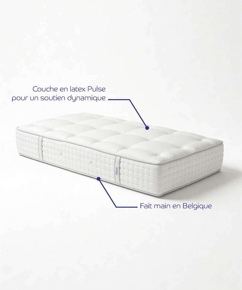 Matelas Palace – Latex Pulse & soutien hôtelier ferme