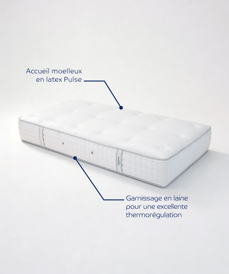 Matelas Opéra – Ressorts ensachés & confort harmonieux