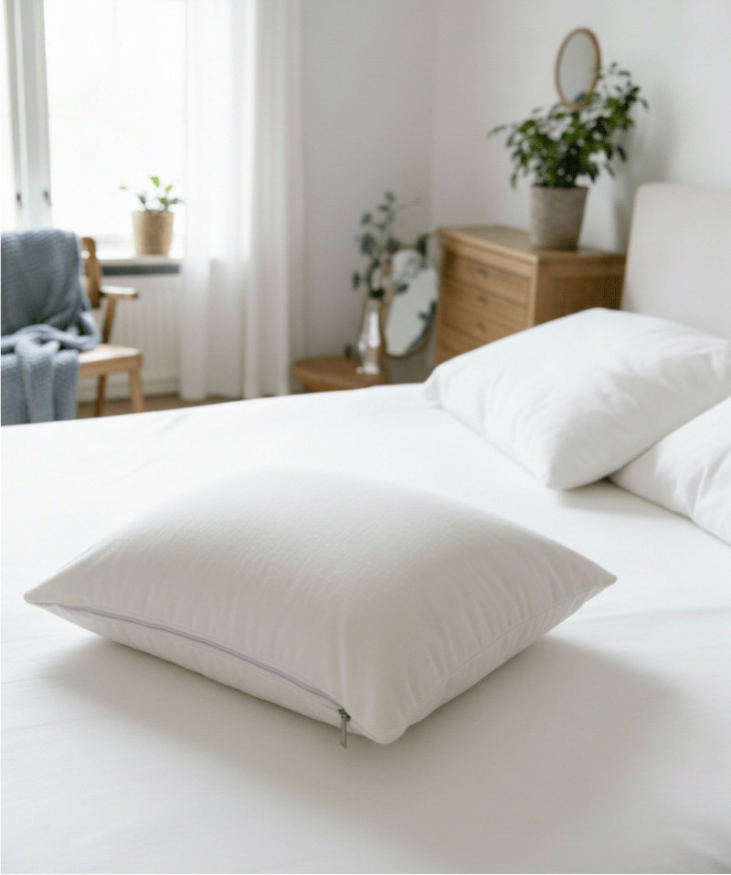 Protège-Oreiller Lökan – Confort naturel, lavable à 60°C