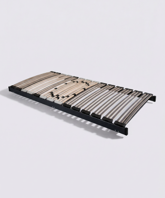 Sommier Sunrise Plat – Lattes souples & zone lombaire réglable