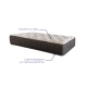 Matelas Masseö – Ressorts ensachés, latex naturel & mémoire de forme