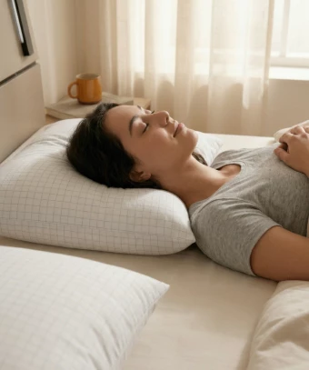 Oreiller Kirelax – Synthétique ergonomique et anti-ondes