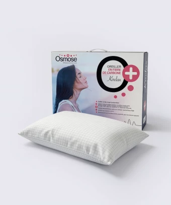 Oreiller Kirelax – Synthétique ergonomique et anti-ondes