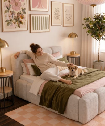 Lit Clover – Design moderne et structure robuste