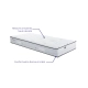 Matelas Manon – Ressorts ensachés & confort extra-ferme